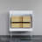 61 " W Free Standing Wall Mounted 1 Single Double Vanity Bathroom Vanity With Solid Surface Top-93549455-93549456