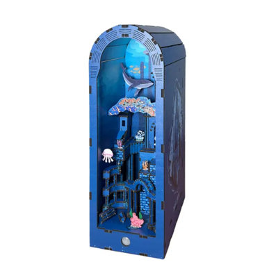 Ensemble de casse-tête 3D en bois avec lumières DEL Atlantis Underwater Ruins