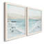 «In The Surf I», ensemble de 2 peintures sur toile encadrées-131698530-131698522