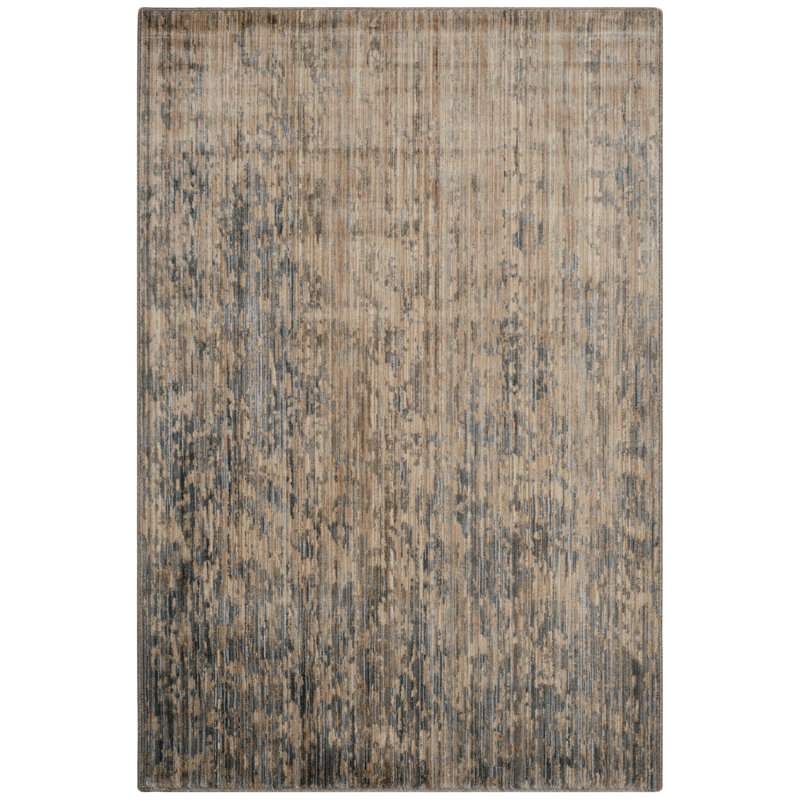 Sarabia Abstract Beige/Grey Area Rug, Rectangle 4' x 6'