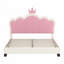 Lit princesse rembourré, lit plateforme-118547135-118547134