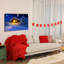 Happy New Year Santa encadré sur toile-1891473979