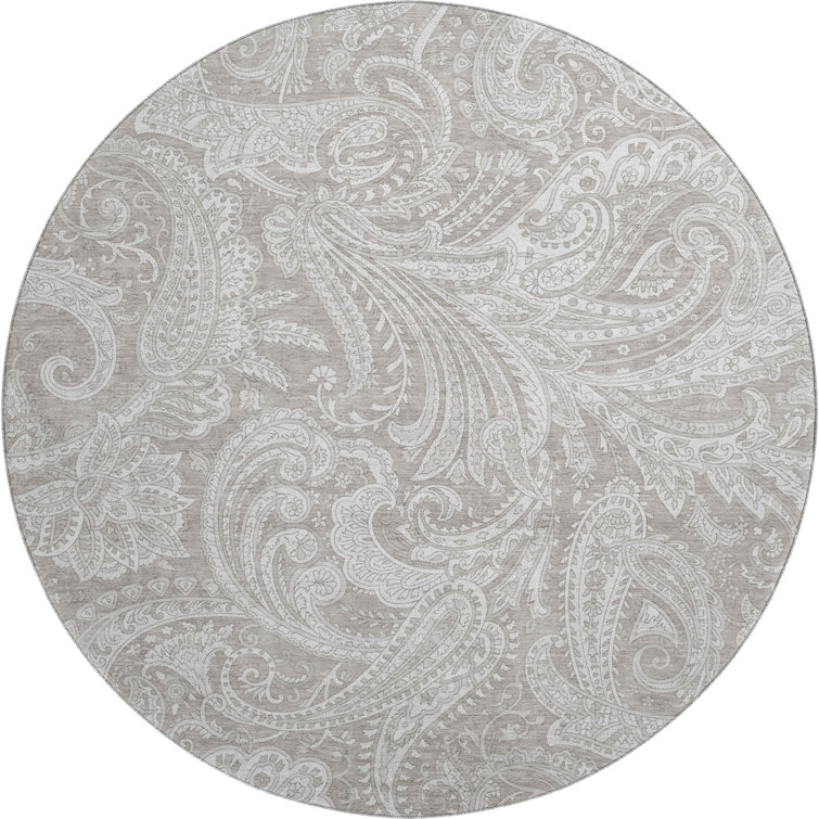 Premium Machine Washable Apodaca Taupe Rug
