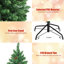 Arbre de Noël vert pin artificiel vert avec lumières DEL et pommes de pin-941277941