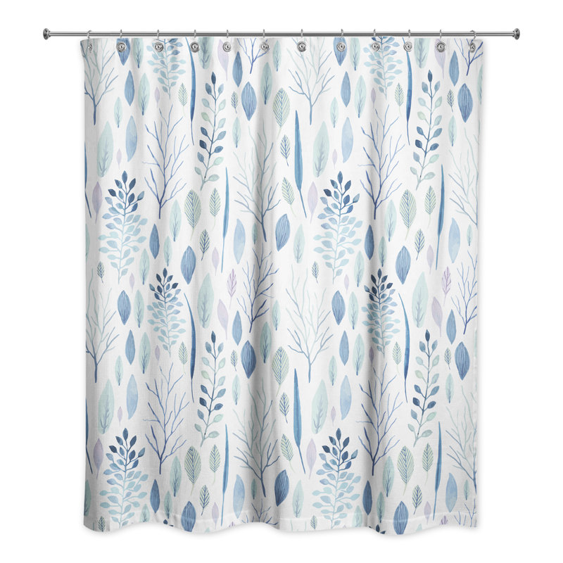 Rideau de douche Perine, Bleu