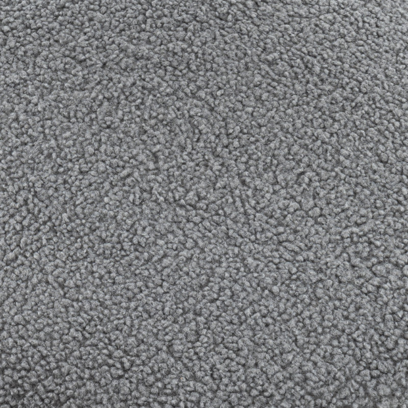 Chaises de salle à manger rembourrées Boucle, Gris