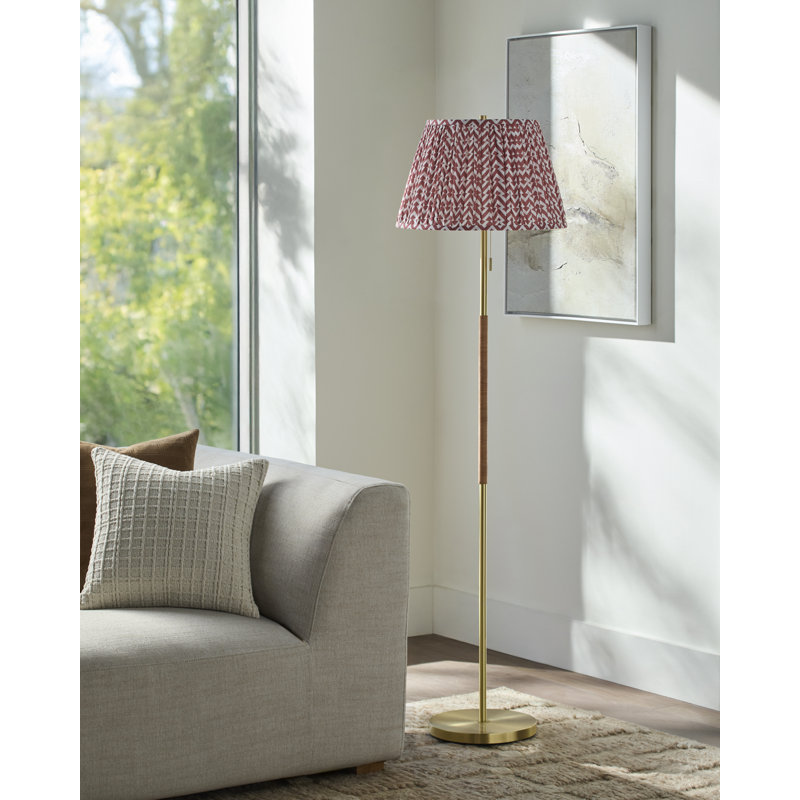 Lampe sur pied Luanna Guzel Jara, Rouge
