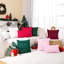 Coussins décoratifs de Noël 18 x 18 ensemble de 2 housses de coussins de Noël décoratifs brodés pour la maison
