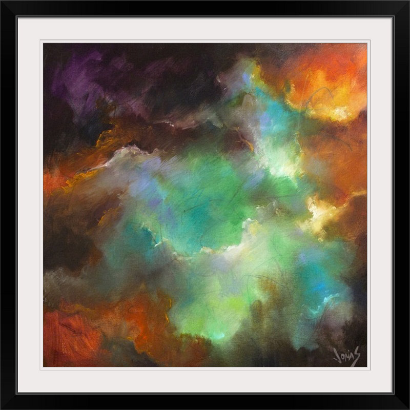 «Cosmic Voyage 200» par Kirandip, impression, H 20" x l 20" x P 1", Cadre noir
