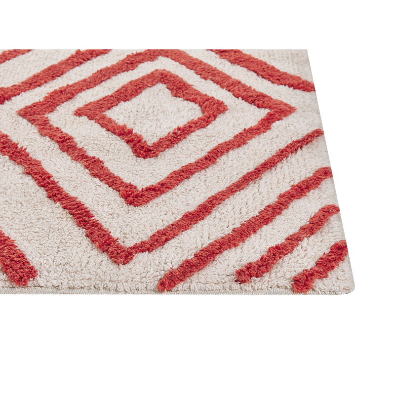 Whitling Rectangle 160 cm x 230 cm Geometric Hand Woven Shag