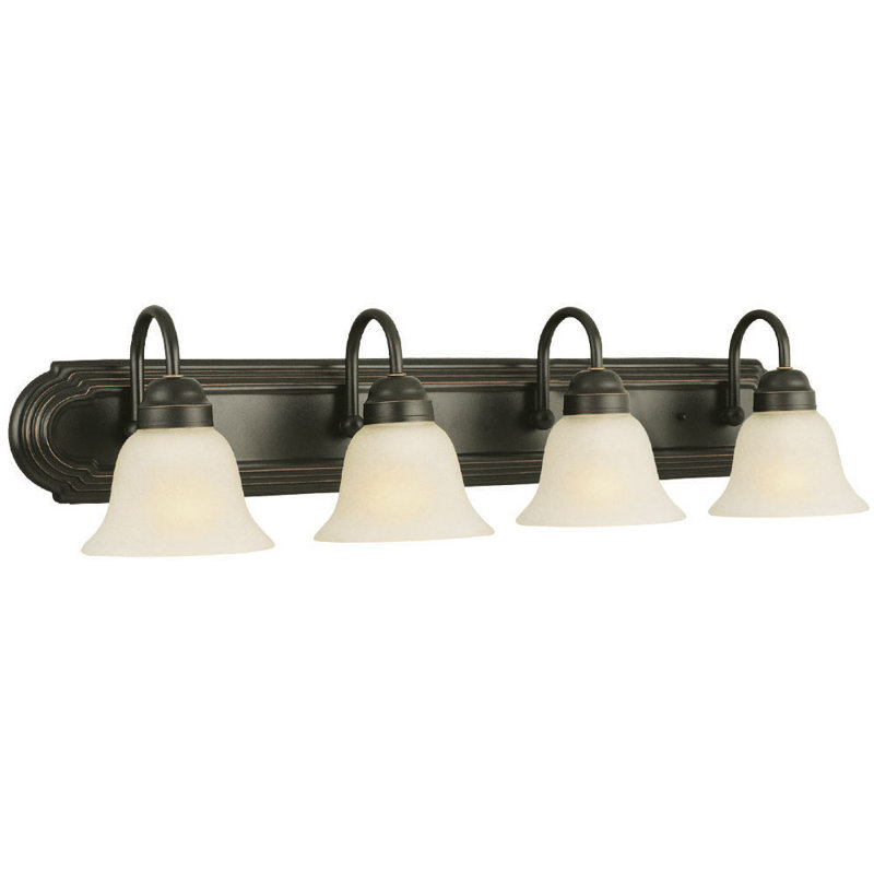 Allante Dimmable Vanity Light, Oil Rubbed Bronze, 4