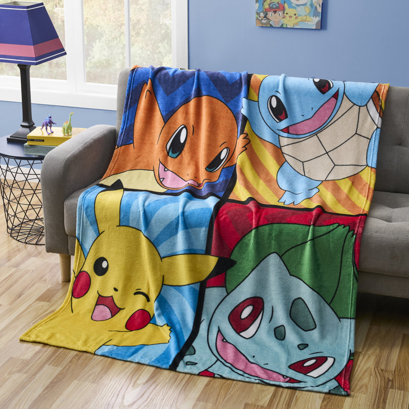 Pokemon 46x60 Kids Throw Blanket
