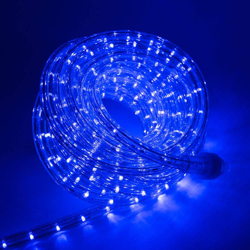 Cordon lumineux, H 0,5 po x l 0,5 po x P 1800 po, Blanc froid