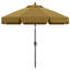 Parasol de marché festonné en oléfine de 2,74 m (9 pi) avec inclinaison et levage à manivelle-1606628190