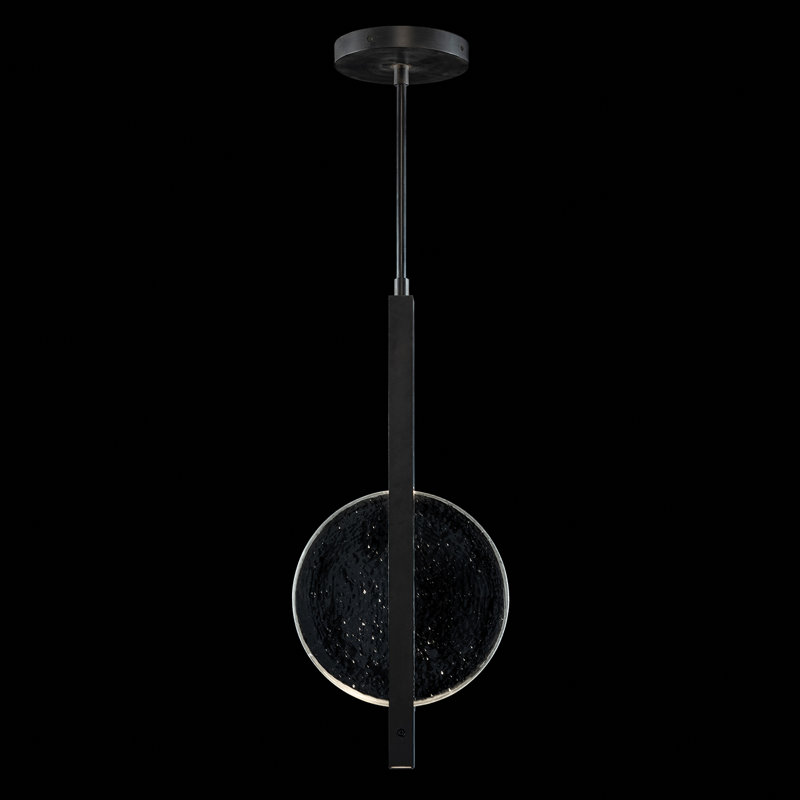 Luminaire suspendu 11 po Selene, Noir