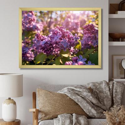 «Lilac mauve», impression sur toile