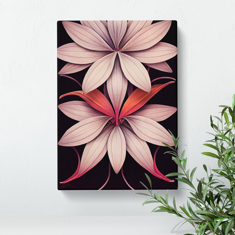 The Incredible Flowers - Wrapped Canvas Print, 50cm H x 35cm W x 3cm D