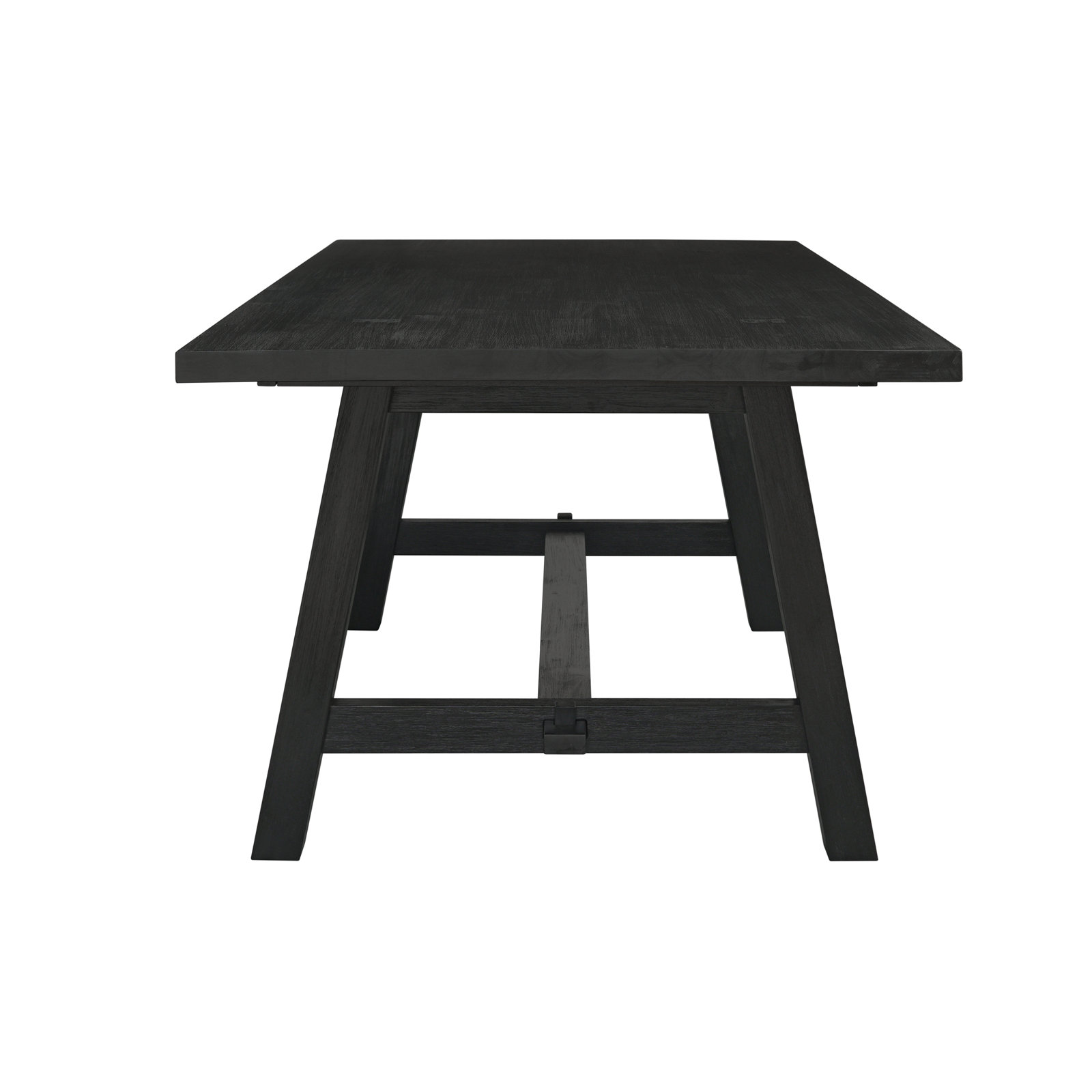 Alexa 79'' Dining Table, Brushed Black