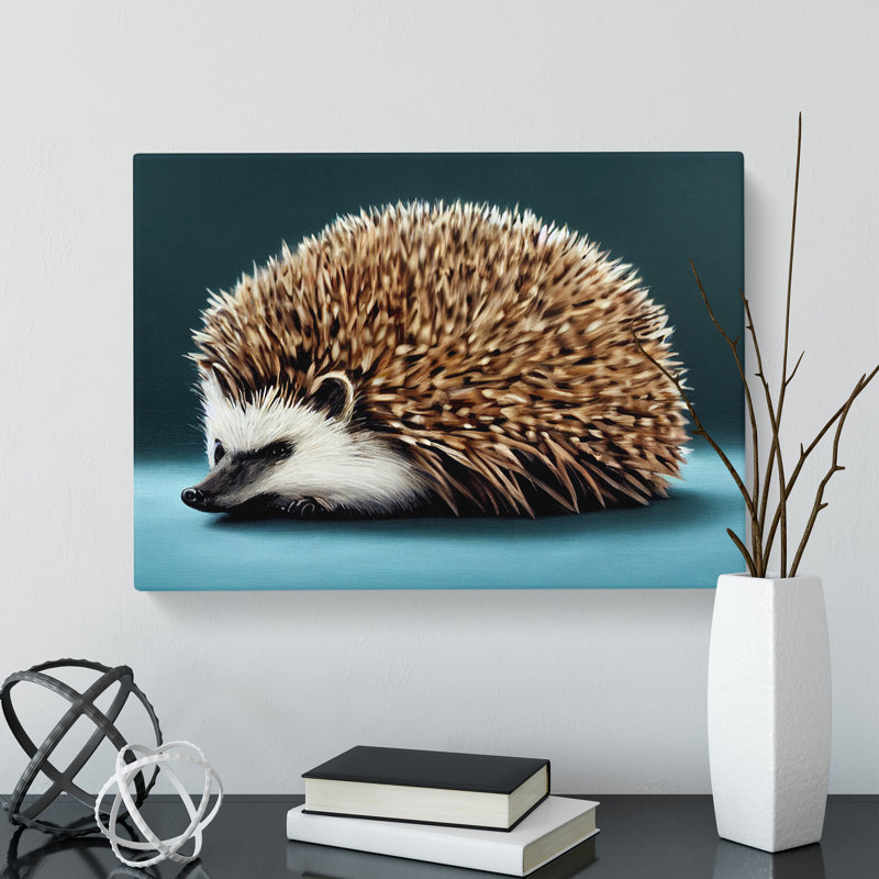 View Of A Hedgehog Vol.2 - Wrapped Canvas Print, 35cm H x 50cm W x 3cm D