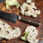 Magnetic Kitchen Knife Block Set - Brown Handle Damascus-118849273