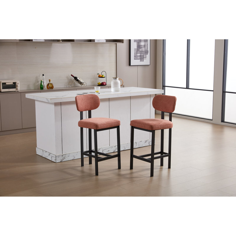 Tabourets de bar confortables en mousse de style moderne, idéaux pour la cuisine et la salle à manger