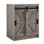 Ensemble de meuble-lavabo simple 24 po avec porte de grange coulissante Chimira-349758398