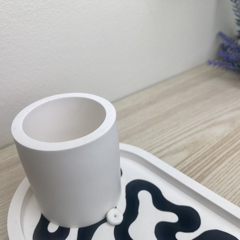 Swirls Incense Holder With Storage