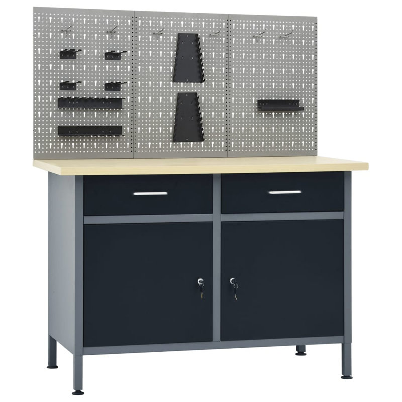 Vasser 238.5cm W Metal Shelving Unit