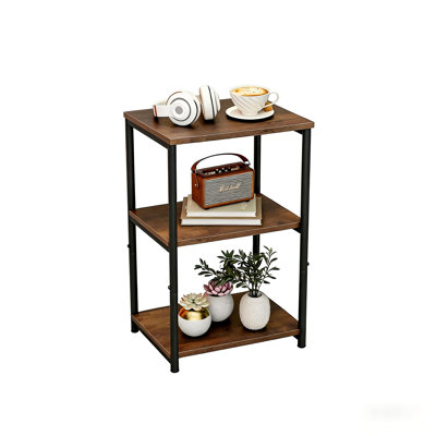 Side Table, Small End Table, Tall Nightstand For Living Room, Bedroom, Office, Bathroom