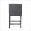 Tabouret de comptoir rembourré 26 po - gris anthracite / gris-1288686368-1288686369