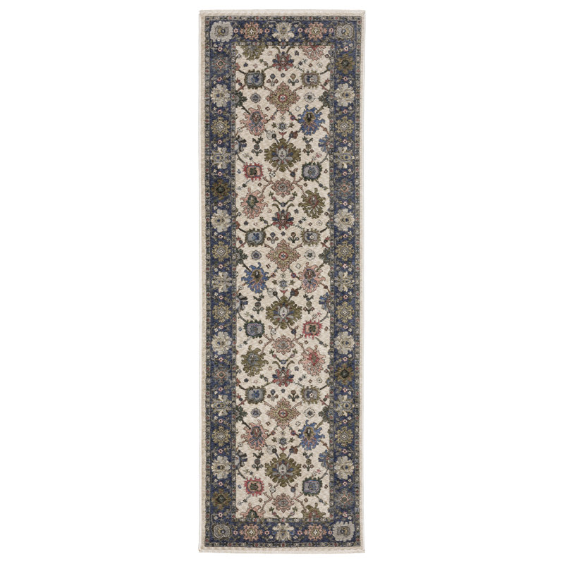 Erlich Floral Indoor Rug, Runner 2'3" x 7'6"