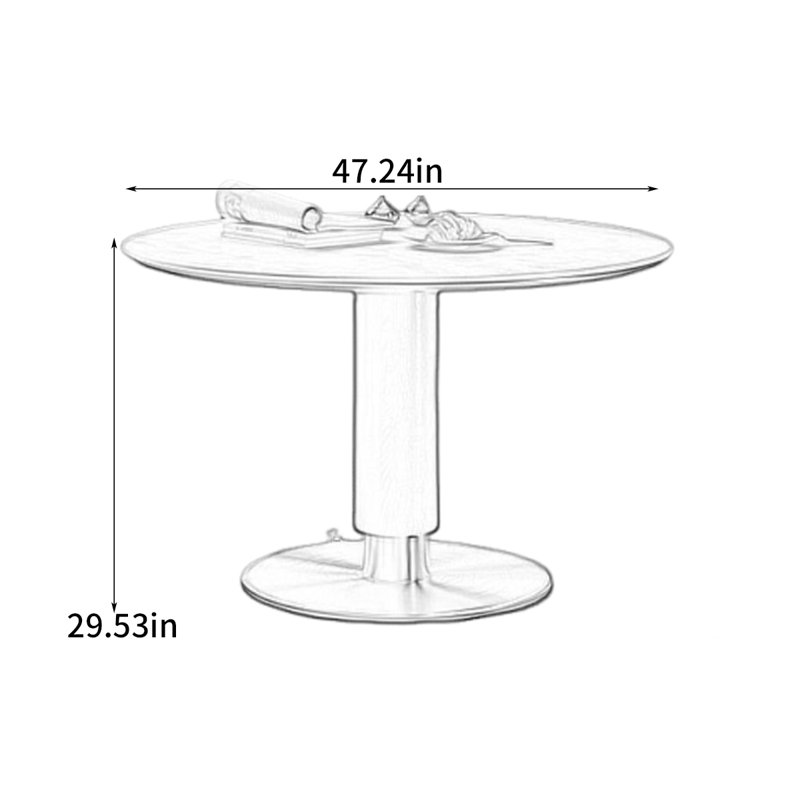 Vintage small family dining table