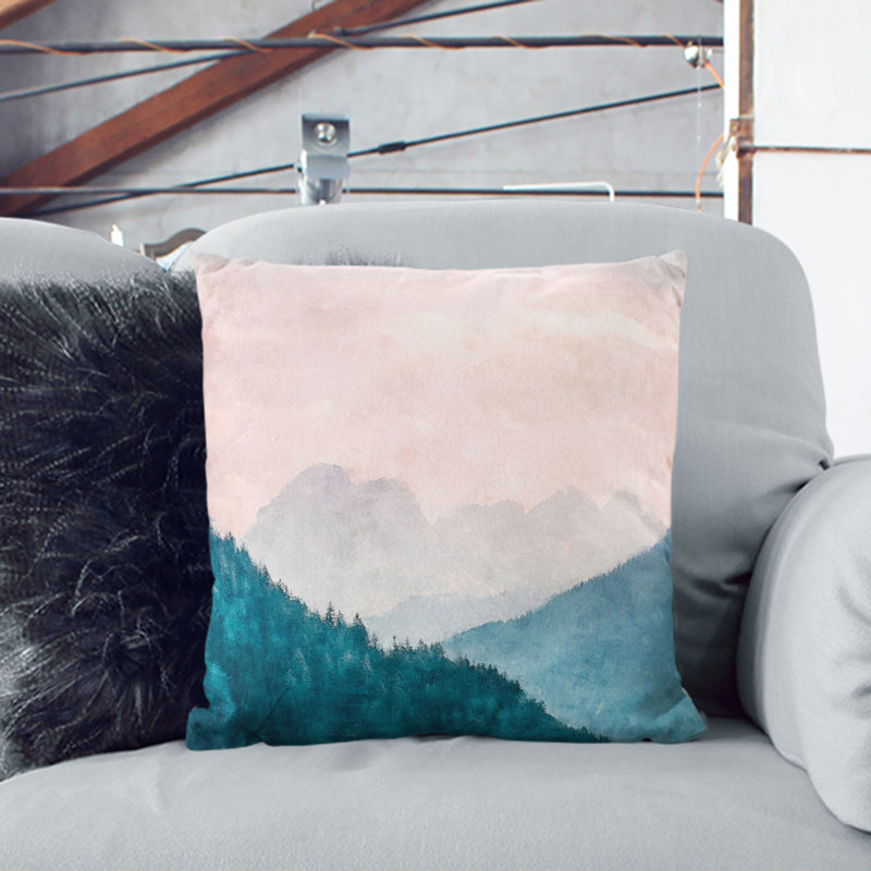 Square Throw Cushion, White, 55cm H x 55cm W x 20cm D