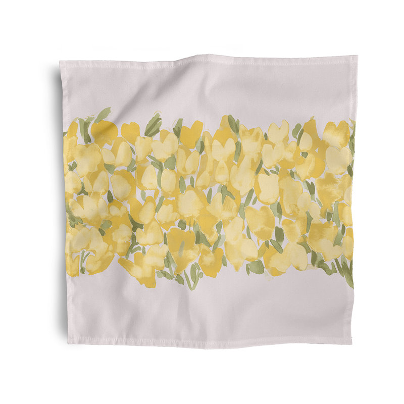 Lonston Polyester Floral Square Napkin