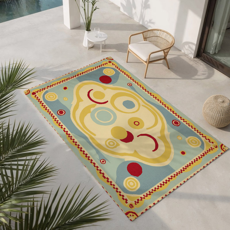 Snappy Swing Indoor And Outdoor Area Rug, Rectangle 1'6" x 2'6"