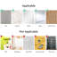 Porte-serviettes mural moderne en acier inoxydable sans perçage pour salle de bain 16 po Modern-69991860