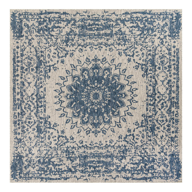 Ornate Lamotte Indoor/Outdoor Area Rug, Square 10'