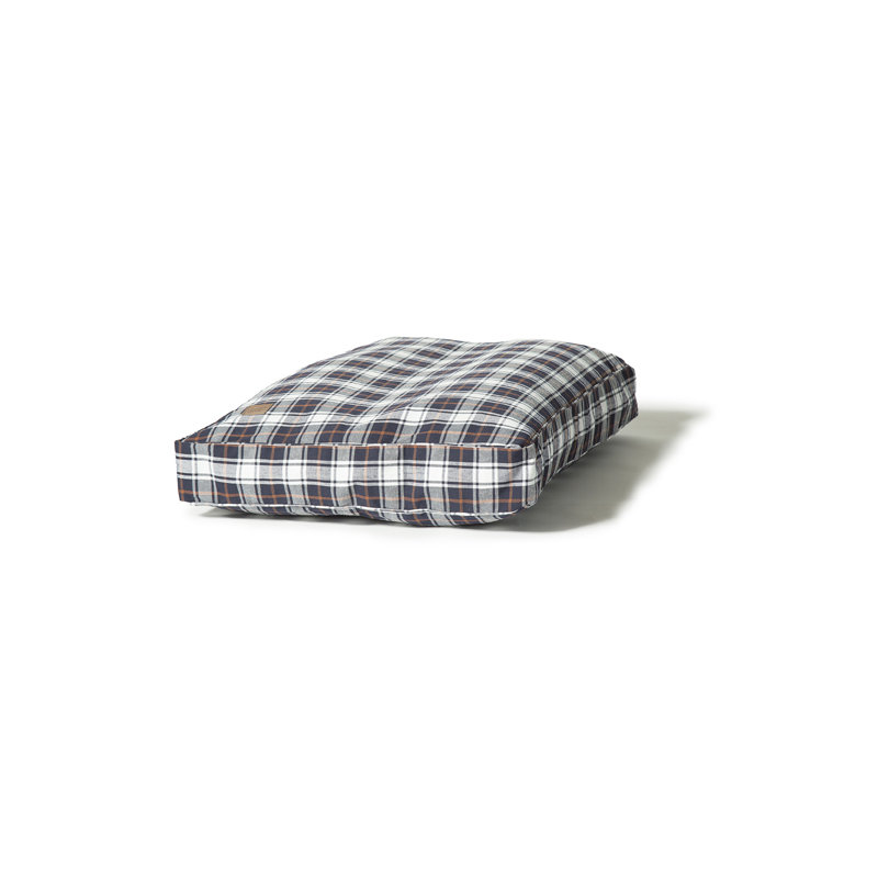 Lumberjack Cotton Pet Bed Cover, Large (79 cm L x 125cm W), Red/Grey