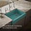 Whitehaven® Self-Trimming 32-1/2" L x 21-9/16" W x 9-5/8" Under-Mount Single-Bowl Sink with Short Apron-98419513