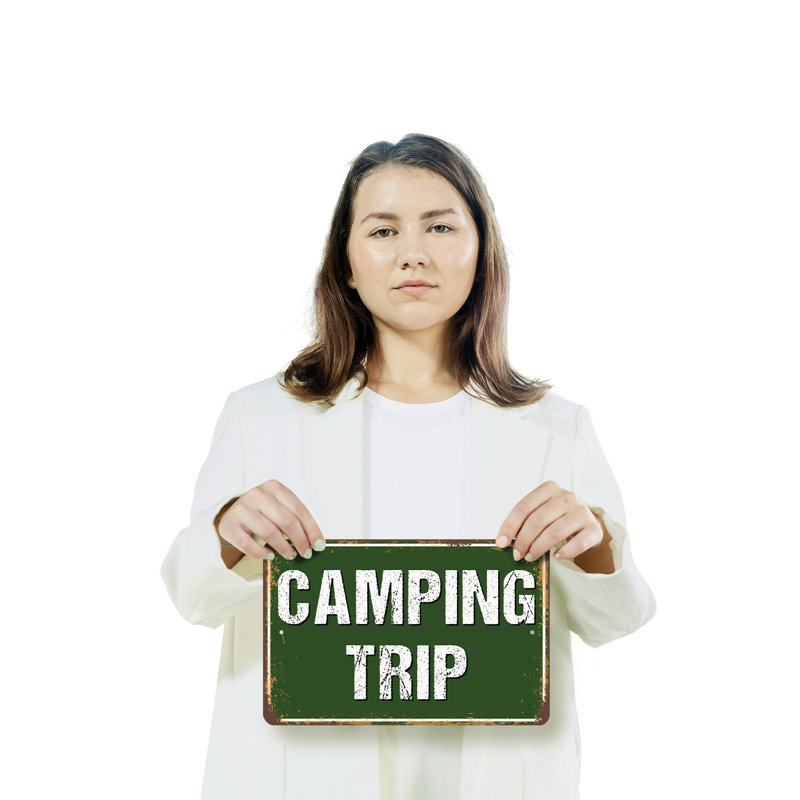 Enseigne de camping (paquet de 2) 8 po x 12 po