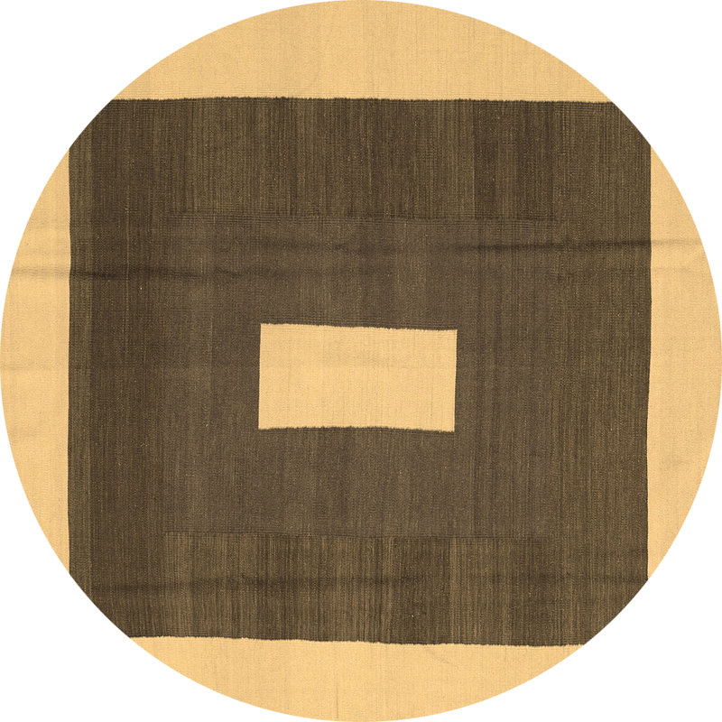 Washable Indoor Rug, Round 4'