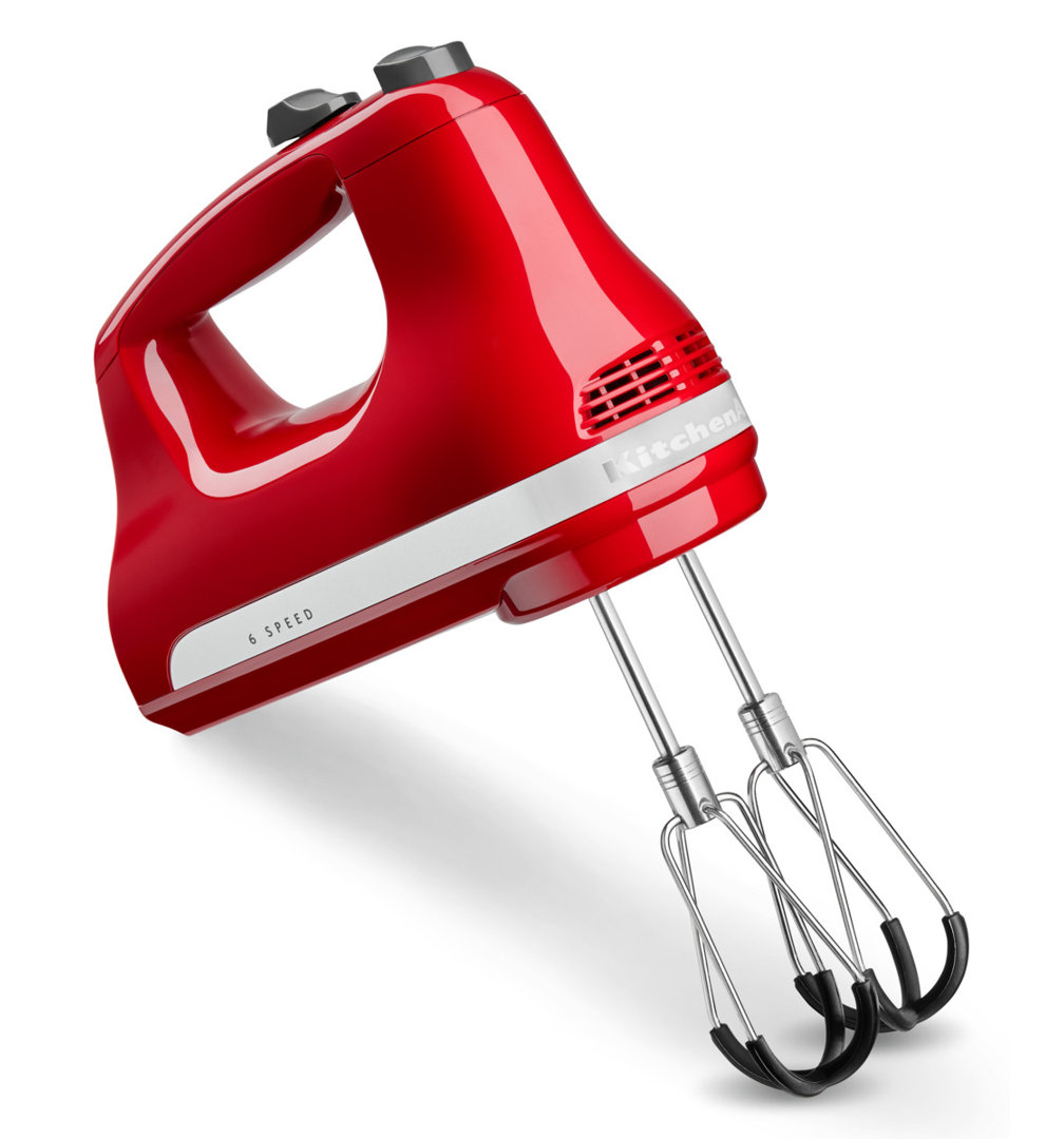 Kitchenaid Red 6 Speed Hand Mixer 5Khm6118ber Empire - Image 2