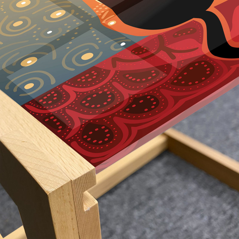 Jaithen Sled Coffee Table, 40cm H x 74cm W x 62cm D