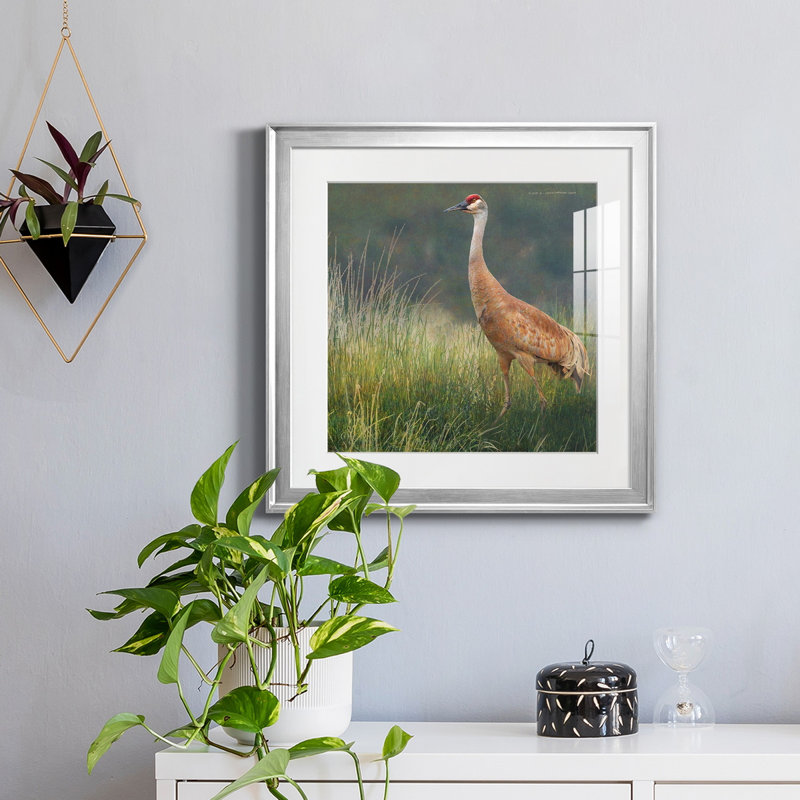 Dans l'eau II - reproduction encadrée de qualité supérieure - prête à être accrochée, H 30,5 po x l 30,5 po x P 1,5 po, Blanc