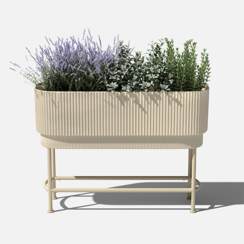 Veradek Demi Series Raised Garden Bed Planter 42" Planter, Sand
