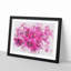 Wall Of Bright Pink Roses Watercolour - Picture Frame Graphic Art-56882098-56882102