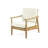 Simple and elegant, simply decorated chair