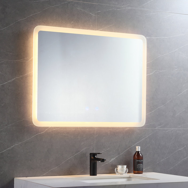 Welfhard Flat Wall Mirror, 24" x 32"