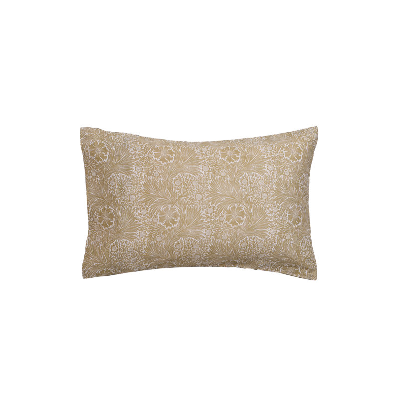 100% Cotton Machine Woven Pillowcase - Set of 2, Green Floral