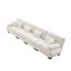 Canapé modulaire 3 places à assise profonde et canapé modulaire, canapé en chenille, meubles rembourrés doux et confortables pour salon, appartement, studio, bureau, chenille, vert-122914273-132206236